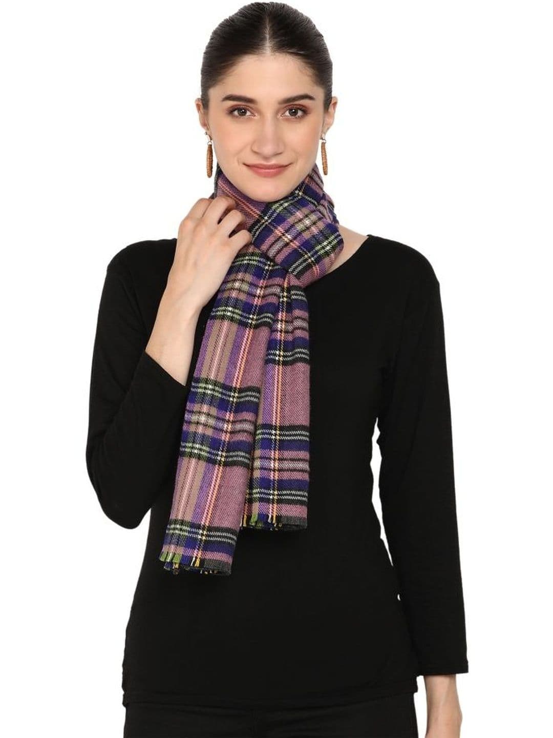 ESSENTIELE Unisex Striped Acrylic Mufflers - view 1