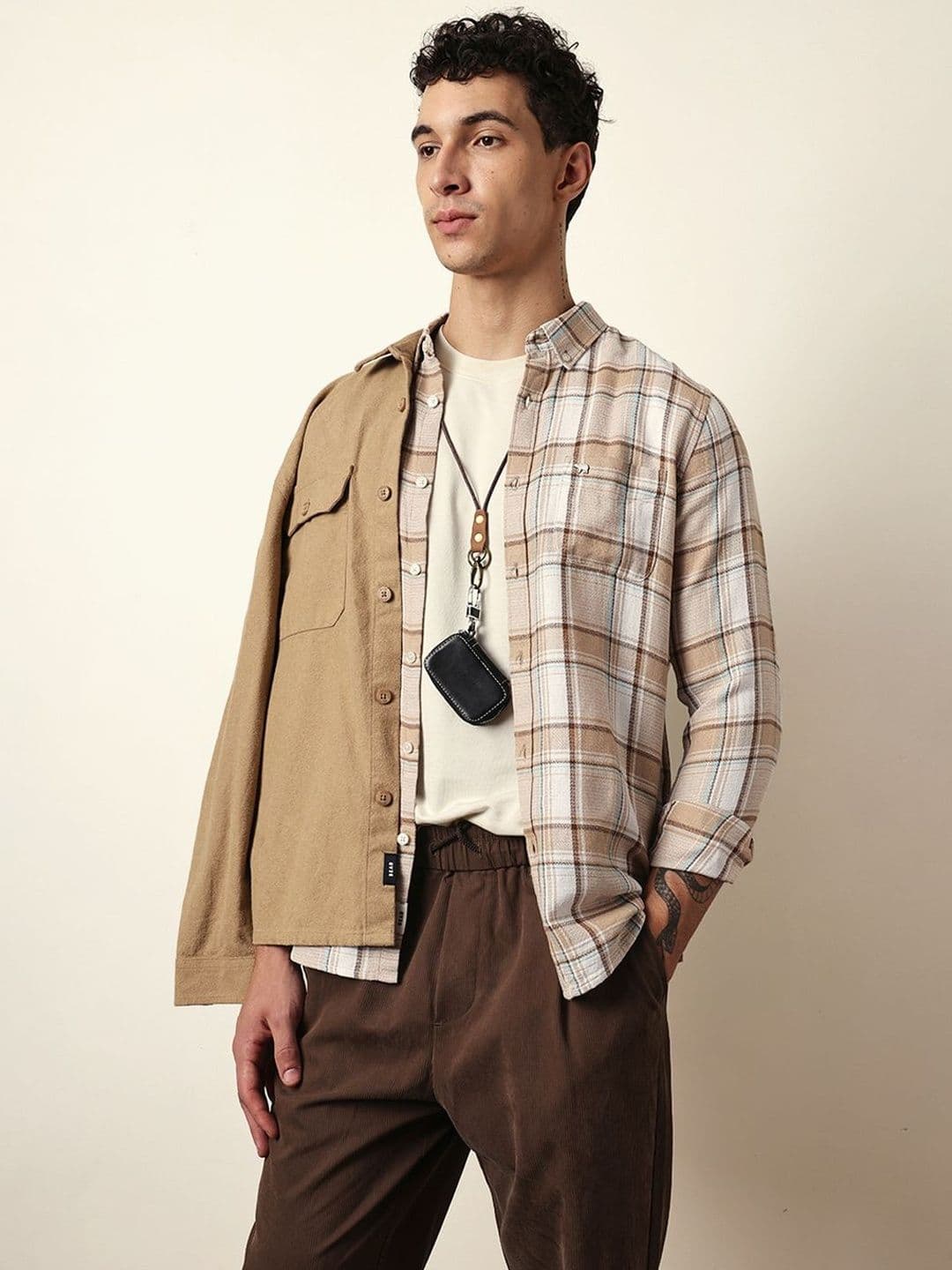 THE BEAR HOUSE Men Slim Fit Checked Casual Shirt - view 1