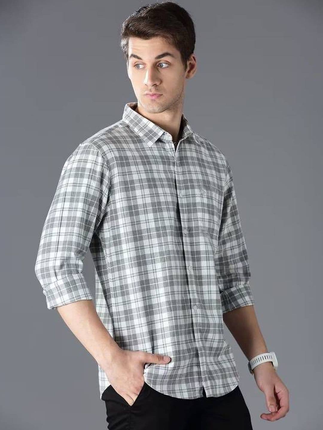 MARMIC FAB Men Classic Slim Fit Checked Casual Shirt - view 1