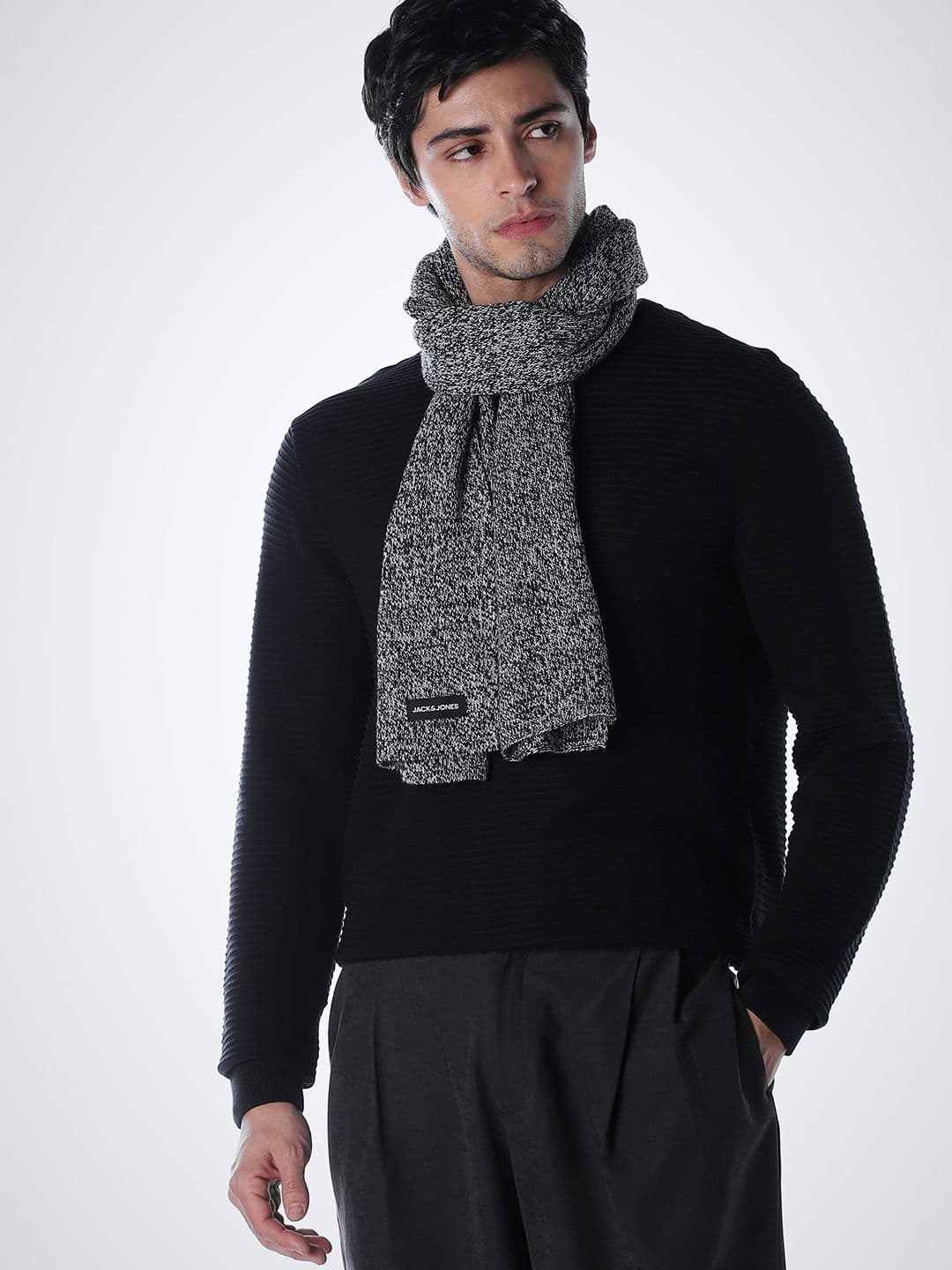 Jack & Jones Men Ribbed Pullover