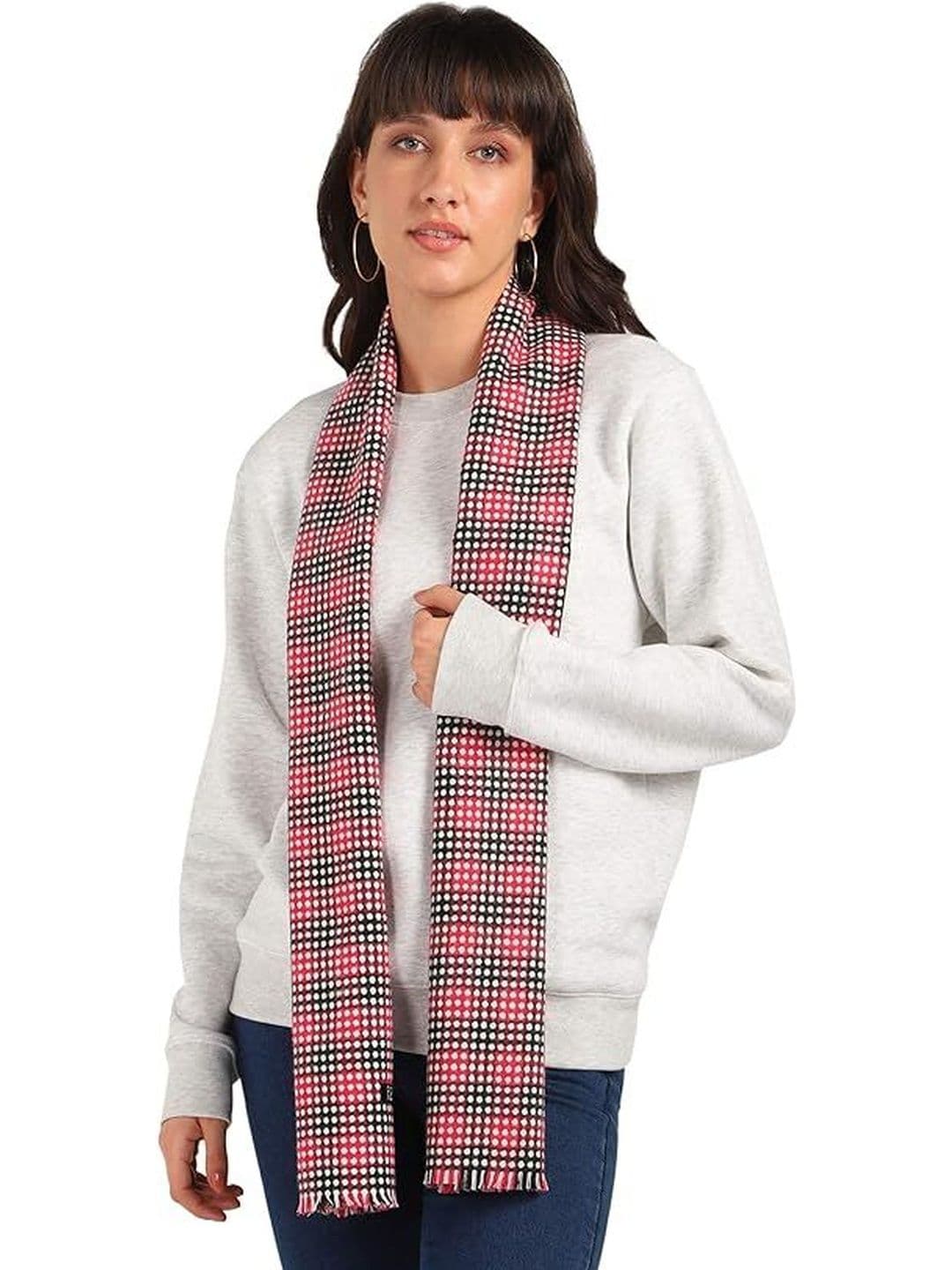 ESSENTIELE Unisex Checked Acrylic Mufflers - view 1