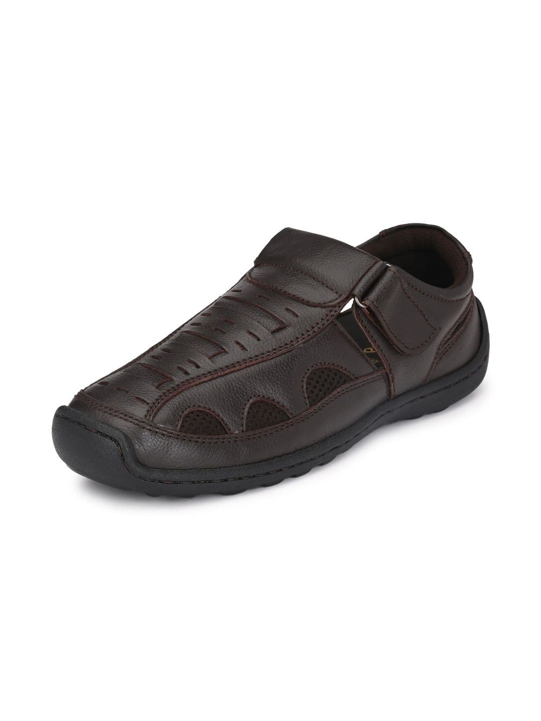 Burwood Men Leather Fisherman Sandals - view 1