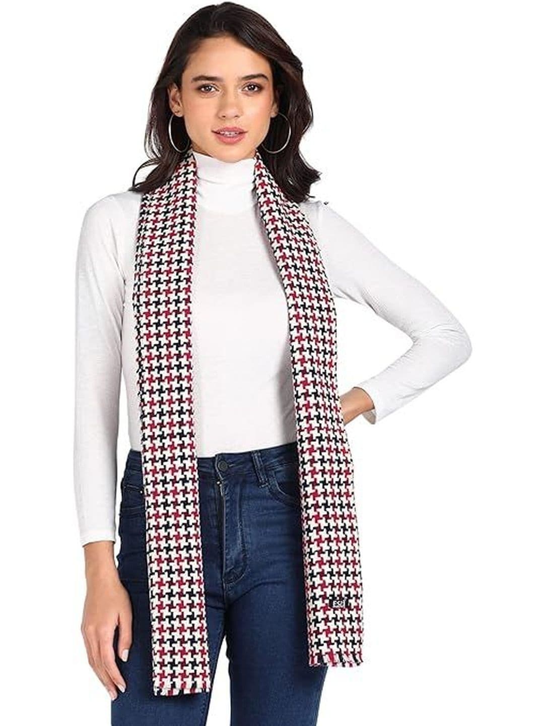 ESSENTIELE Unisex Patterned Acrylic Mufflers - view 1
