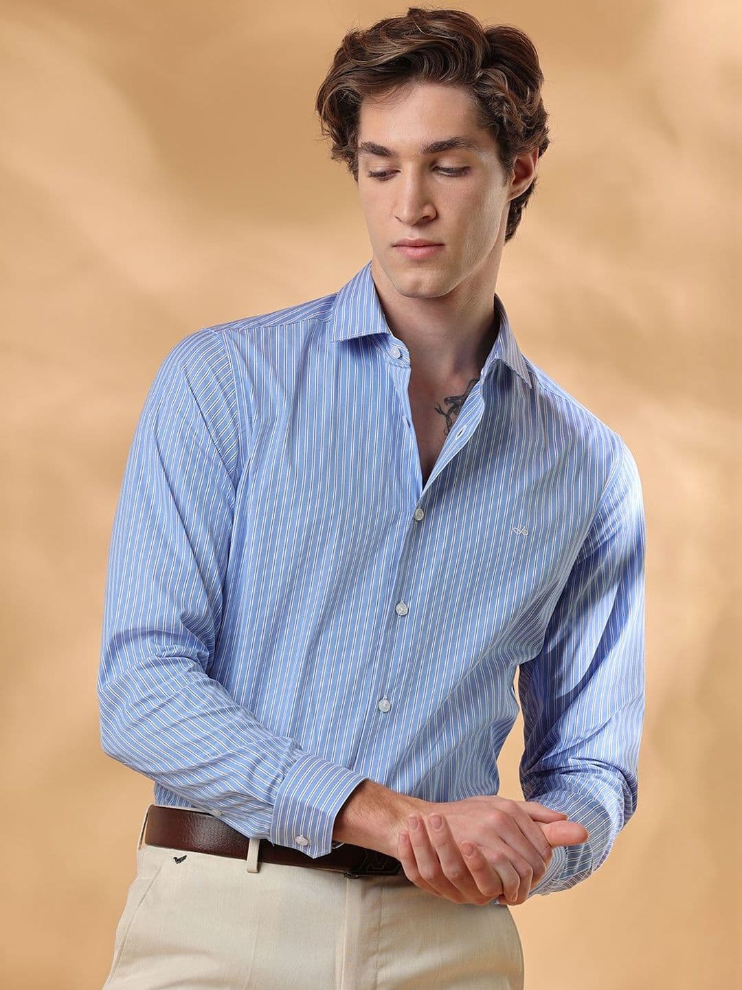 Aldeno Men Standard Striped Casual Shirt - view 1