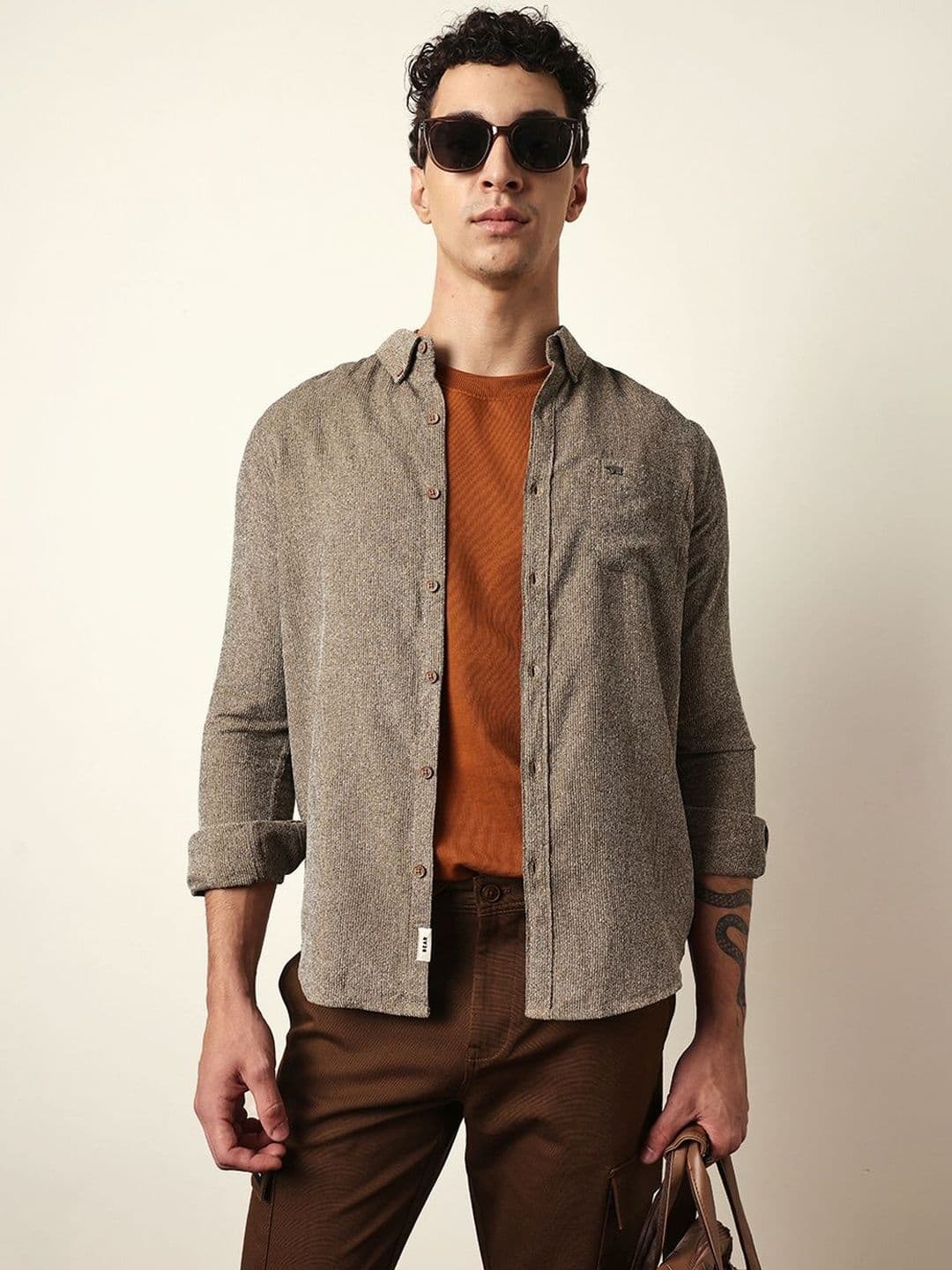 THE BEAR HOUSE Men Slim Fit Casual Shirt - view 1