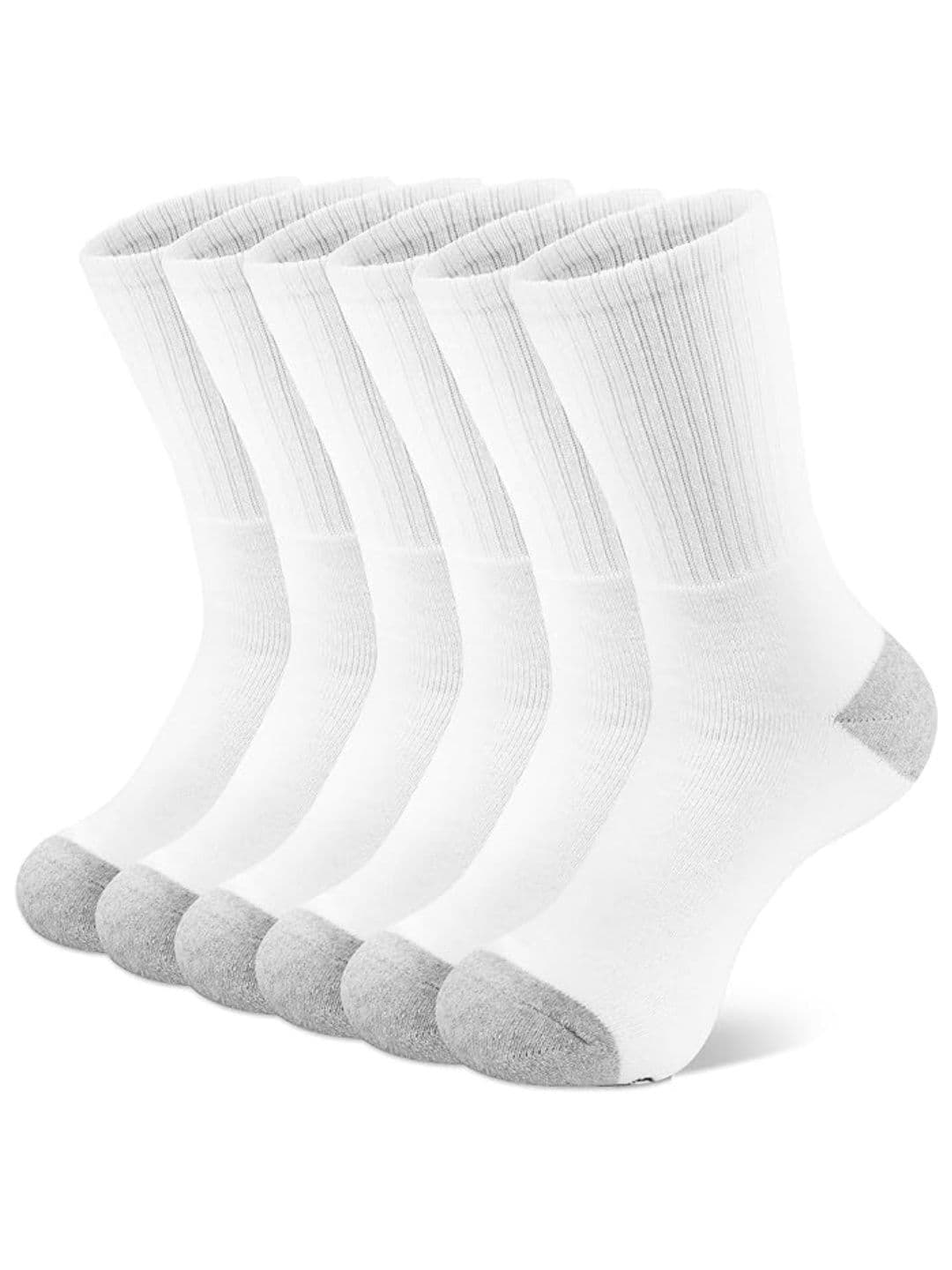 ZIBELL Men Pack of 6 Cotton Calf Length Socks - view 1
