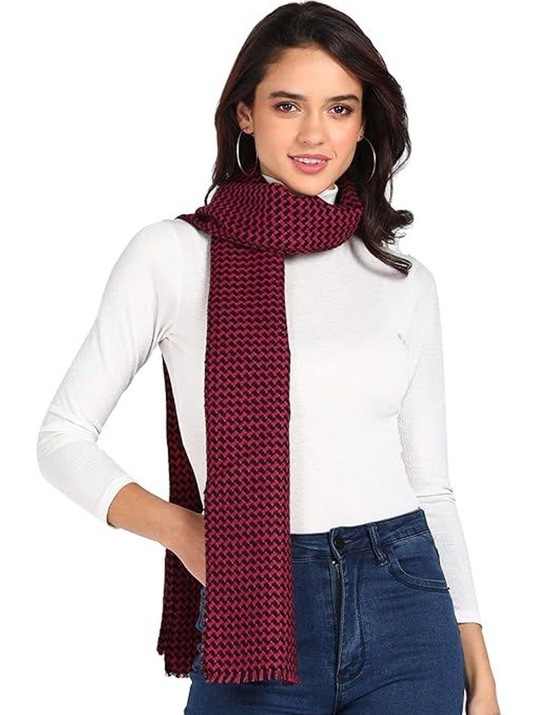 ESSENTIELE Unisex Patterned Acrylic Mufflers - view 1
