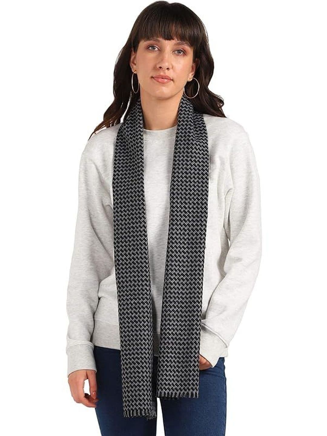 ESSENTIELE Unisex Checked Acrylic Mufflers - view 1