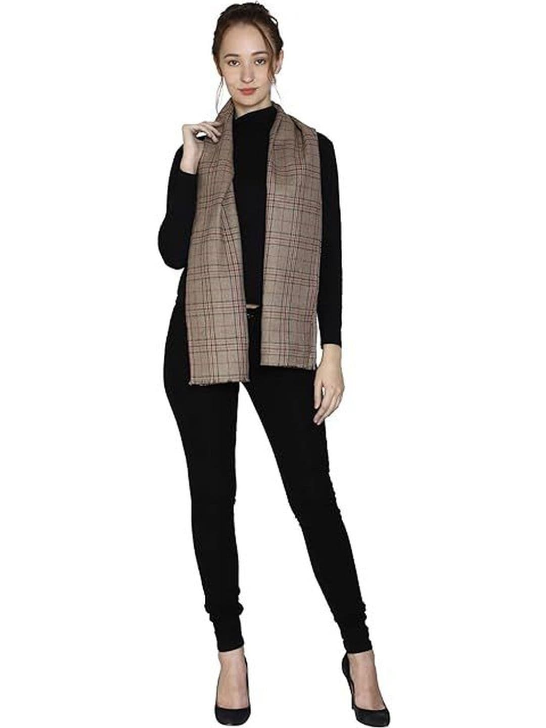 ESSENTIELE Unisex Checked Acrylic Mufflers - view 1