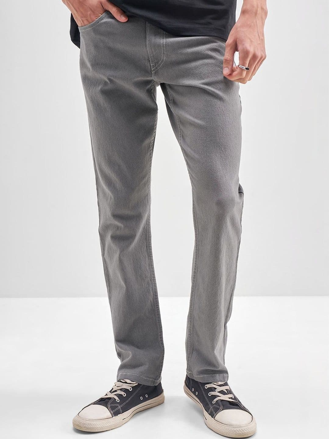HIGHLANDER Men Straight Fit Mid-Rise Stretchable Jeans - view 1