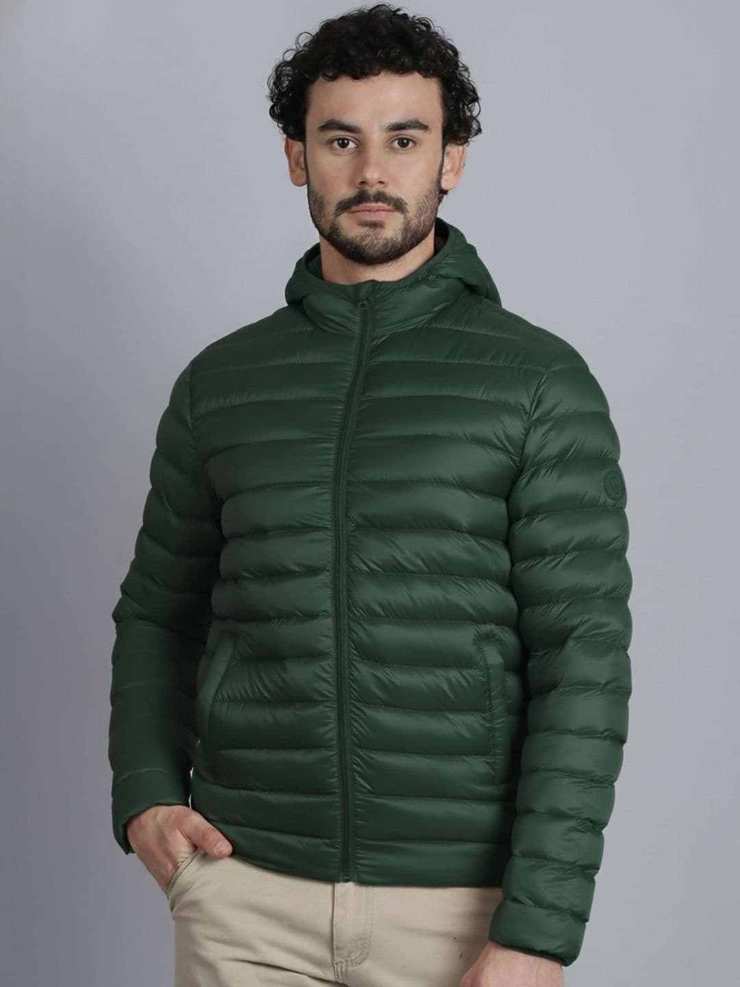 HOUSE OF VEDAS Men Lightweight Puffer Jacket