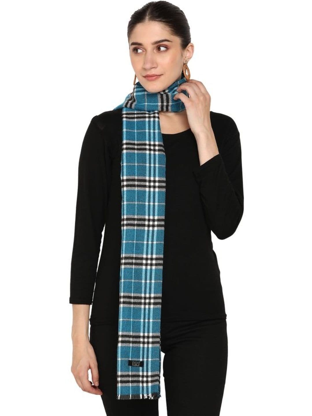 ESSENTIELE Unisex Checked Acrylic Mufflers - view 1