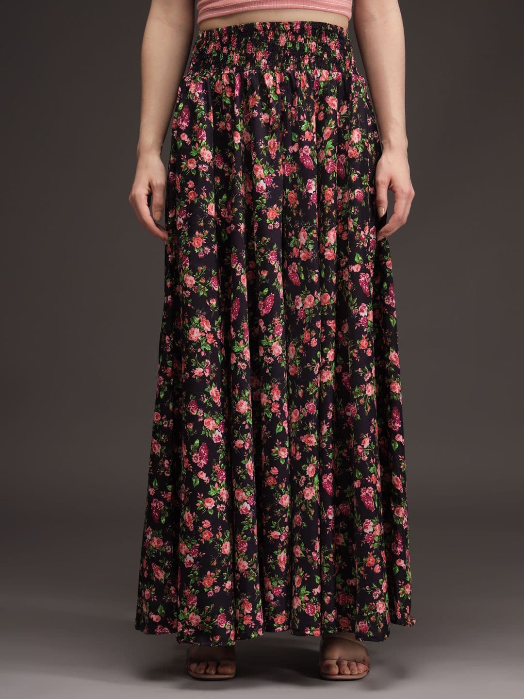 emeros Women Floral Printed Flared Palazzos - view 1