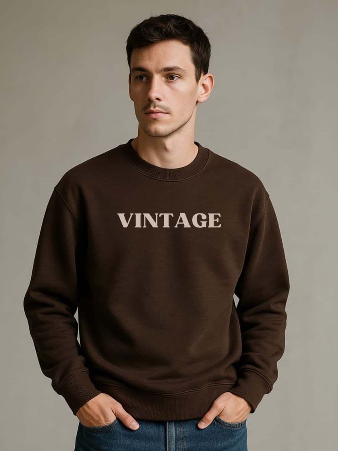 Organic Chics Men Printed Sweatshirt - view 1