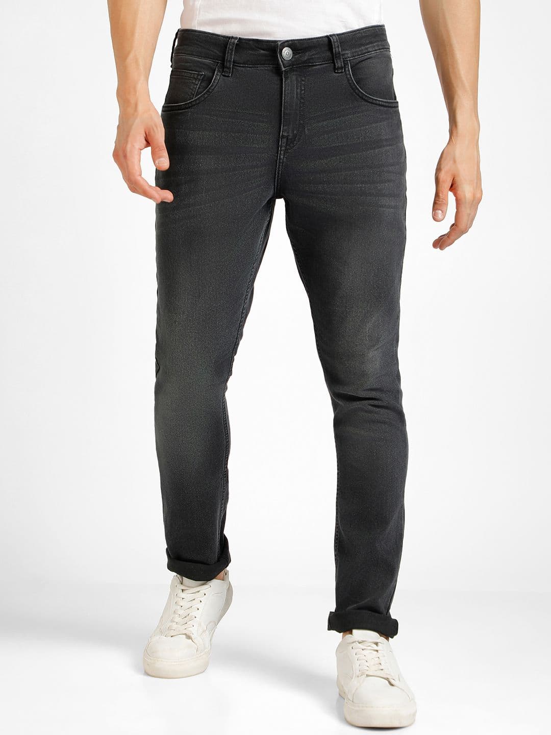 Urbano Fashion Men Washed Light Fade Stretchable Jeans - view 1