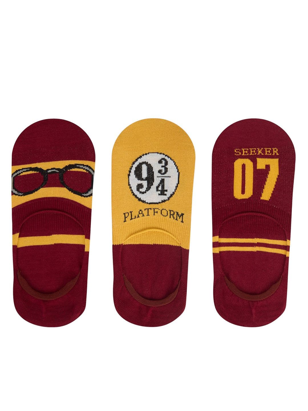 Socksxpress Harry Potter Pack of 3 Women Loafer Socks - view 1