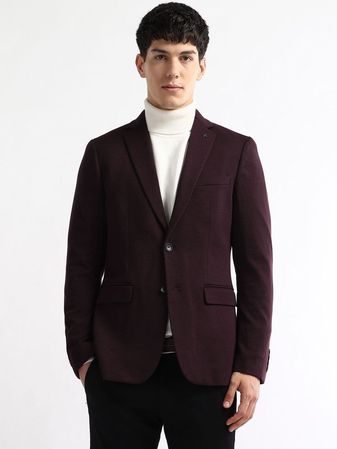 Arrow Slim-Fit Single-Breasted Notched Lapel Blazers - view 1