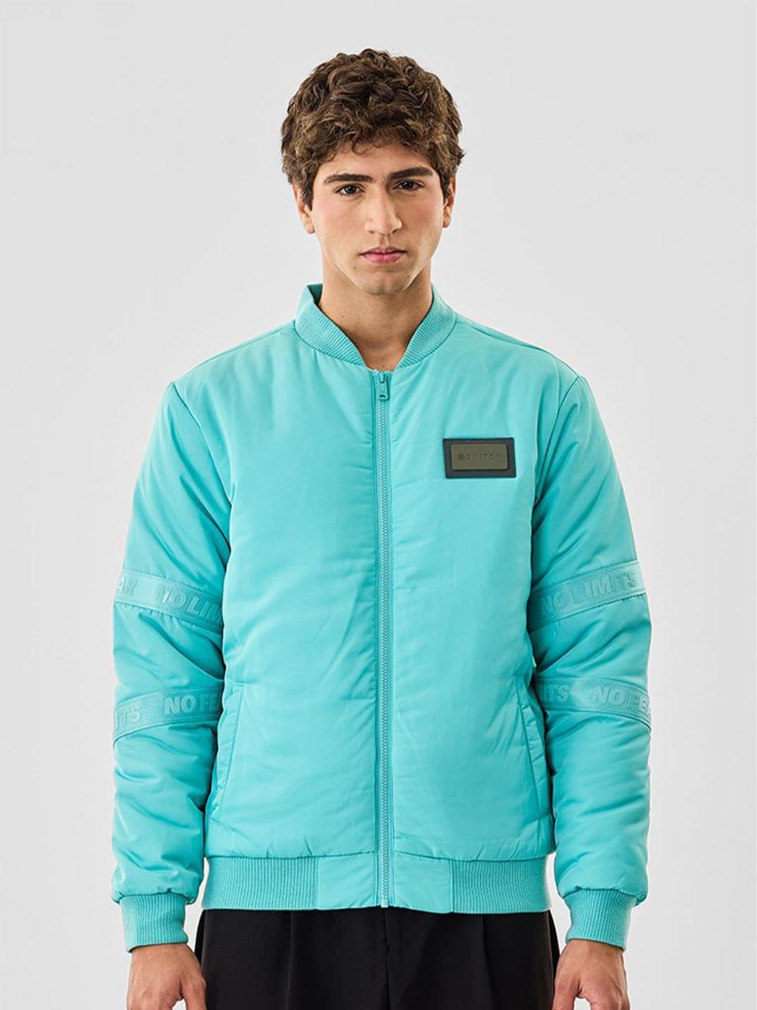 Snitch Turquoise Plain Jacket - view 1