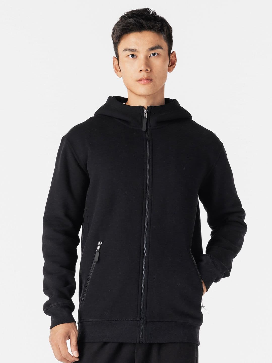 Decathlon Domyos - Men Black Warmth Fitness Hoodie - view 1