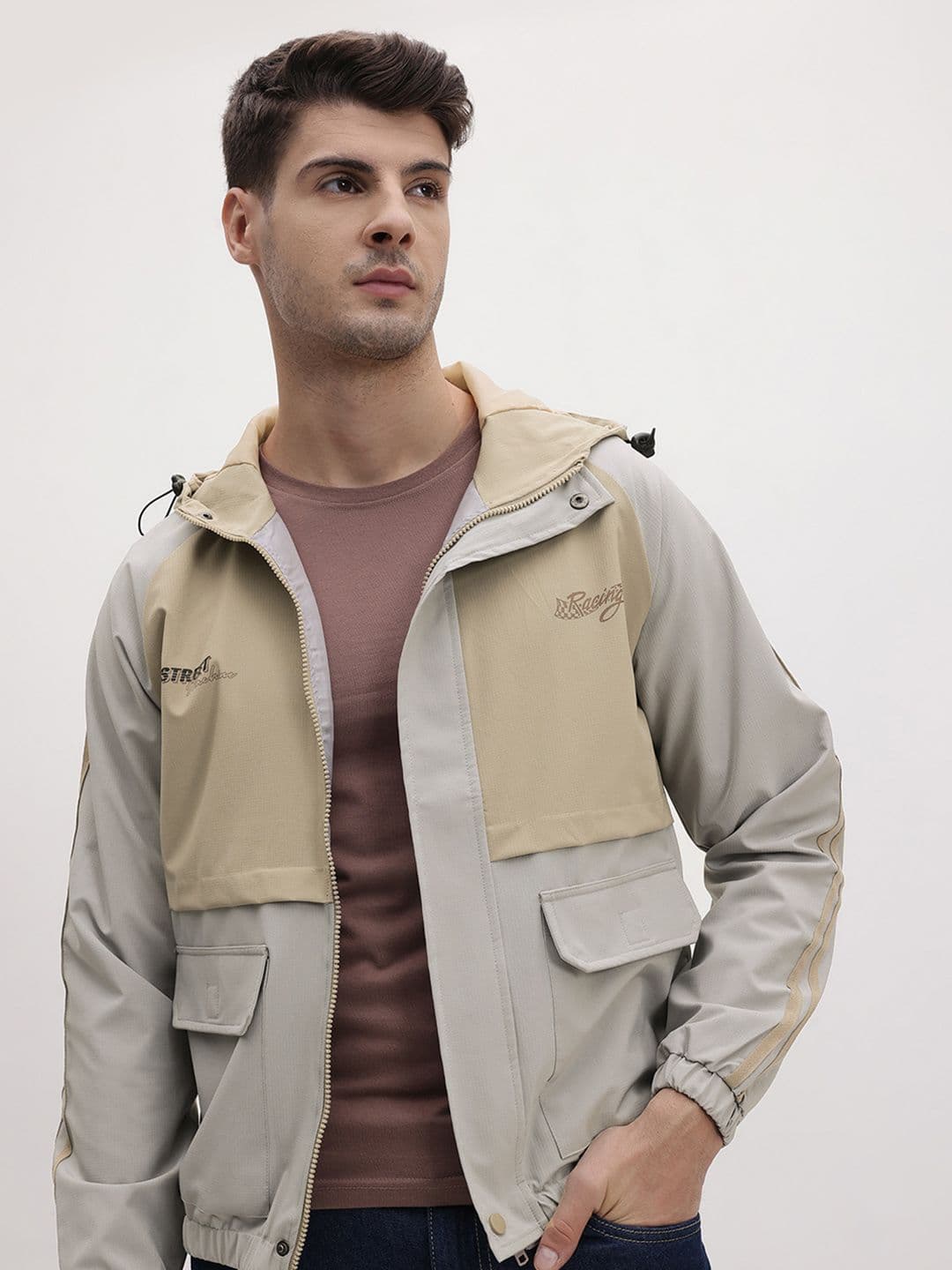 The Roadster Life Co. Hooded Paneled Tailored Jacket - view 1