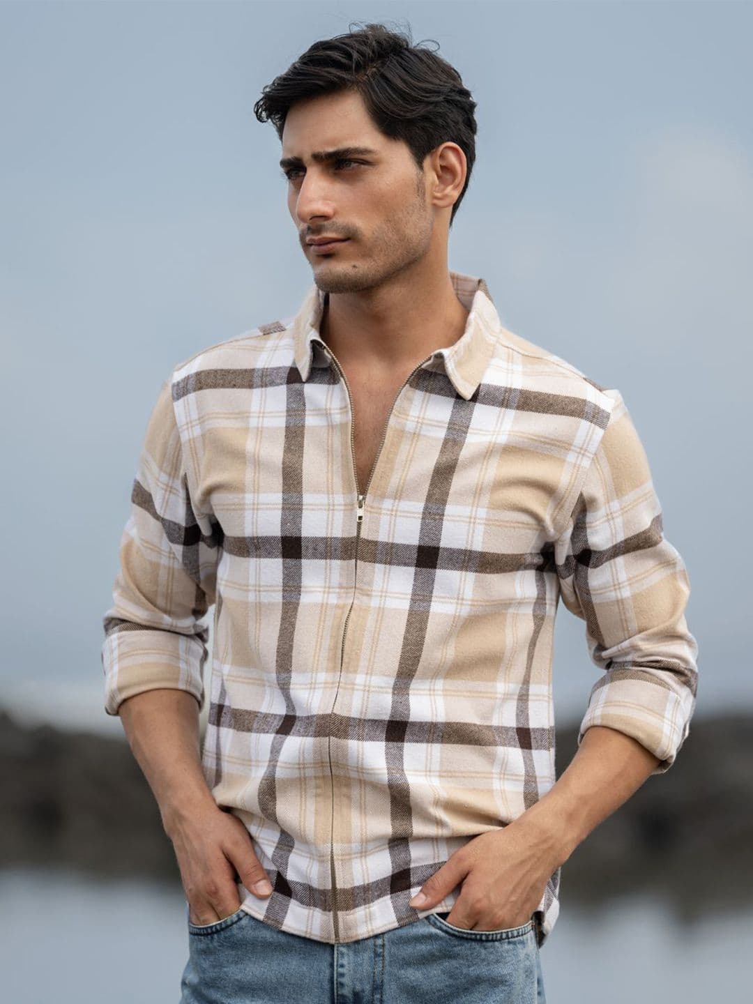 Powerlook Men Tartan Checks Checked Casual Shirt - view 1