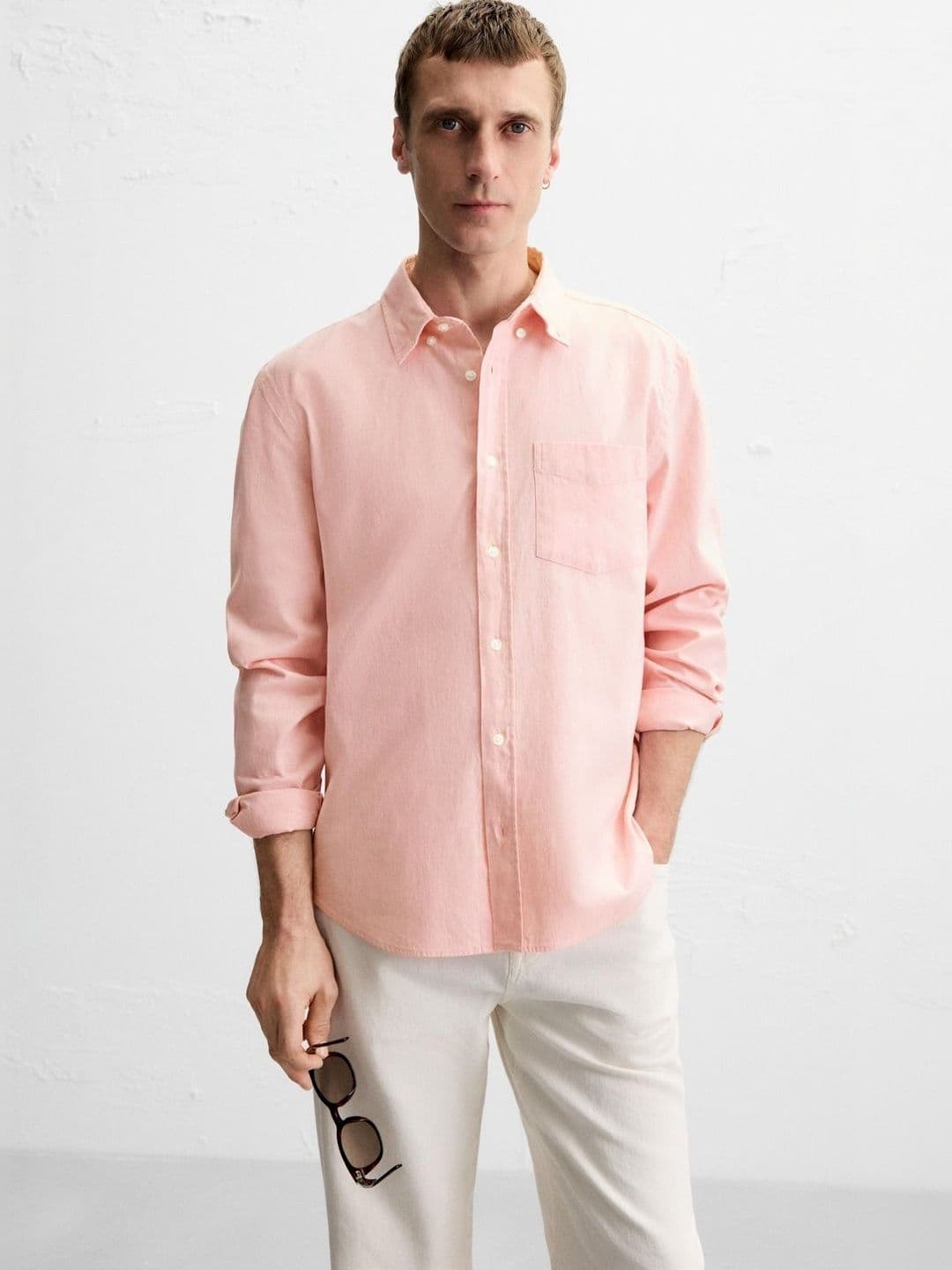 MISCHIEF MONKEY Men Classic Casual Shirt - view 1