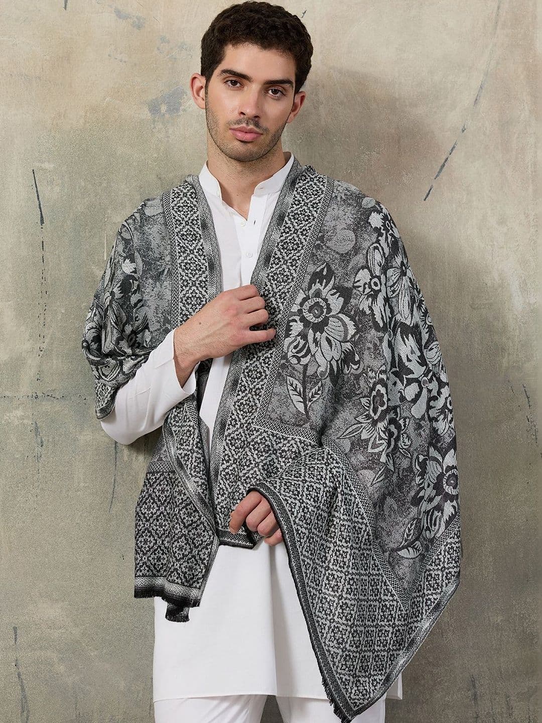 WEAVERS VILLA Men Merino Wool Mufflers - view 1