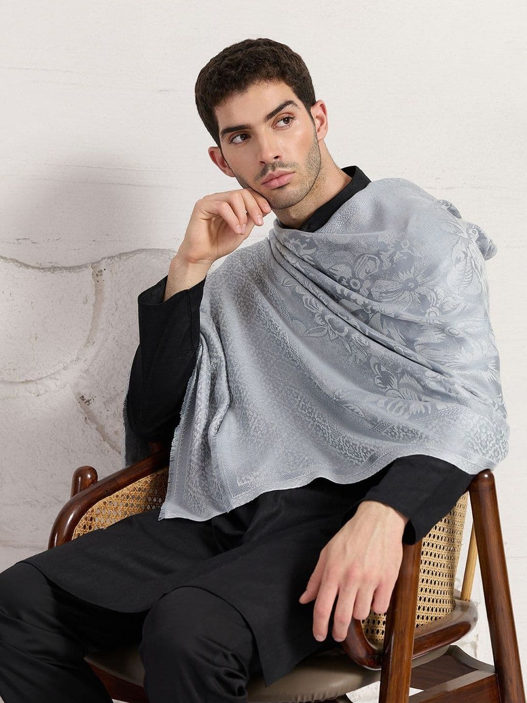 WEAVERS VILLA Men Merino Wool Mufflers - view 1