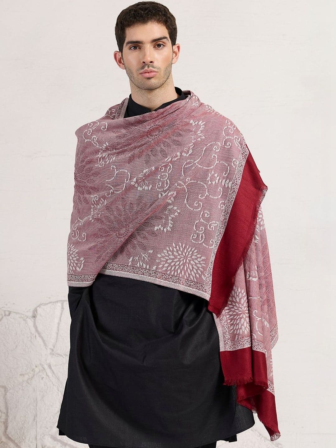 WEAVERS VILLA Men Merino Wool Mufflers - view 1