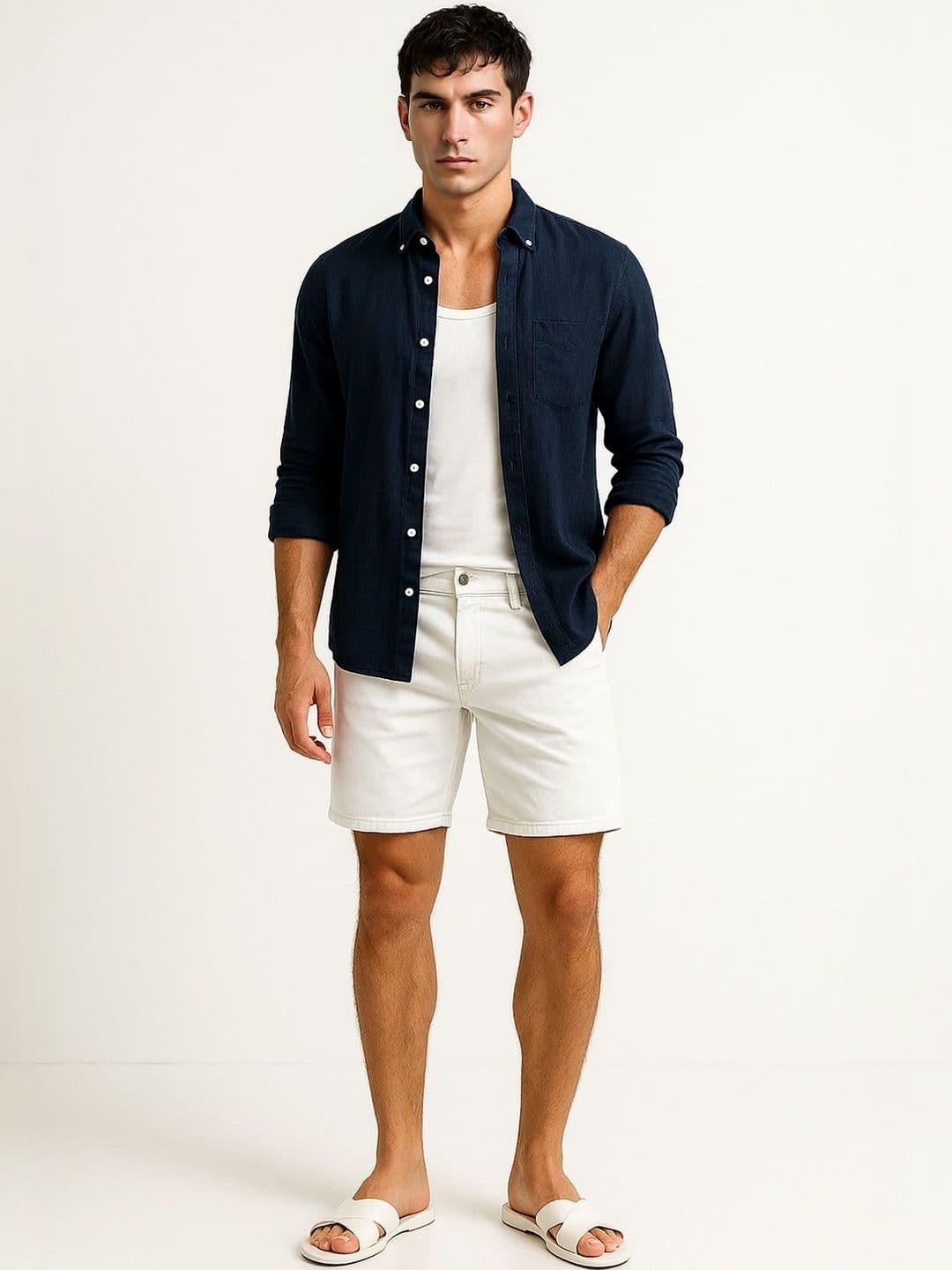 MISCHIEF MONKEY Men Classic Casual Shirt - view 1