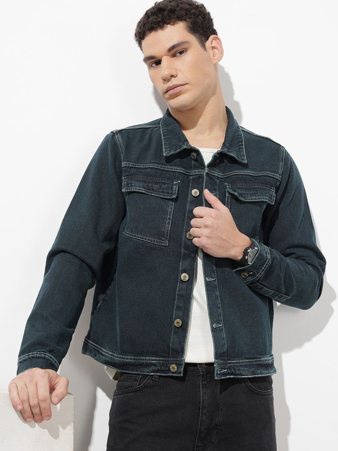 The Roadster Life Co. Pure Cotton Denim Jacket - view 1