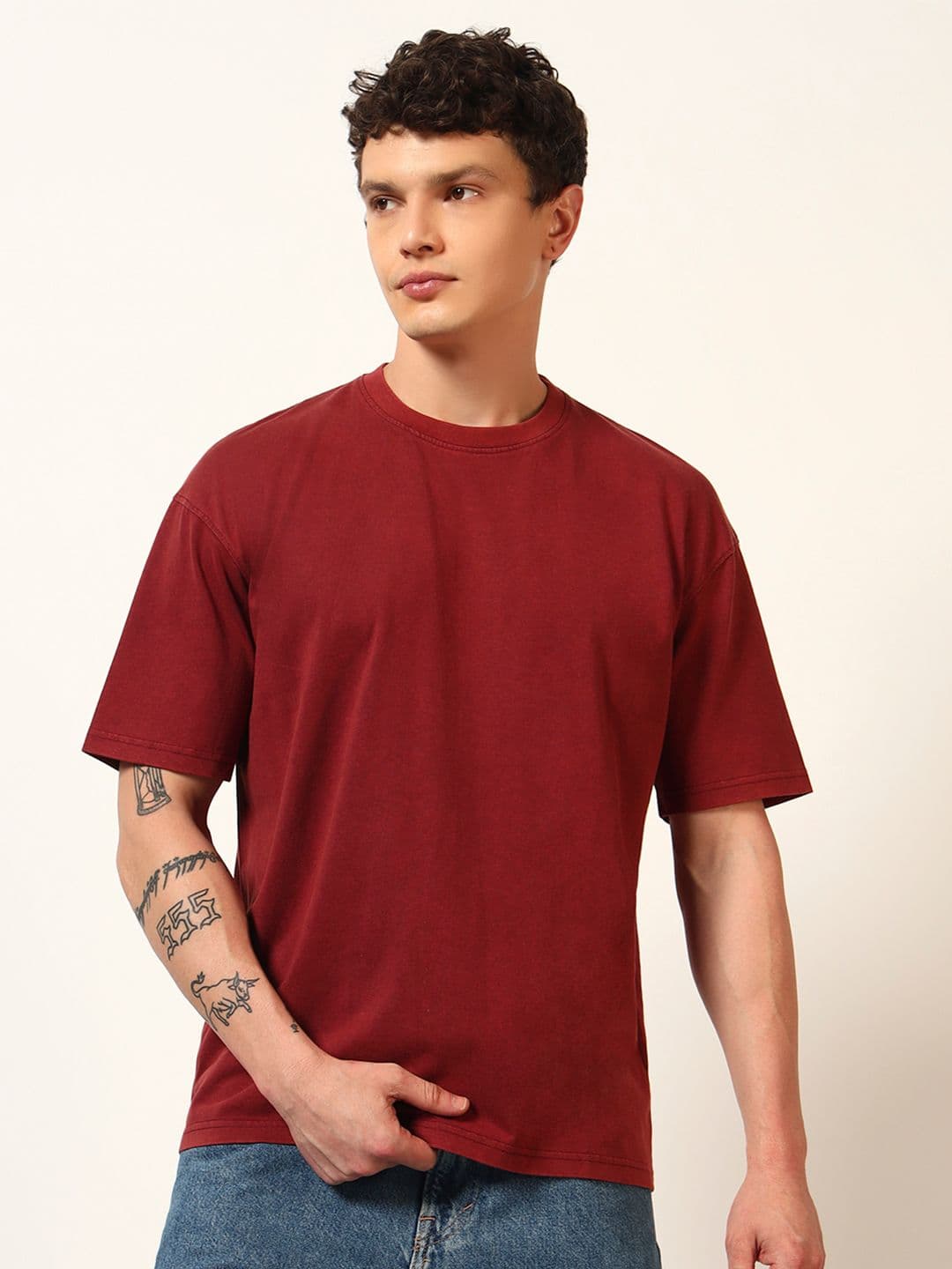 ONEWAY Unisex Round Neck Oversized T-shirt - view 1