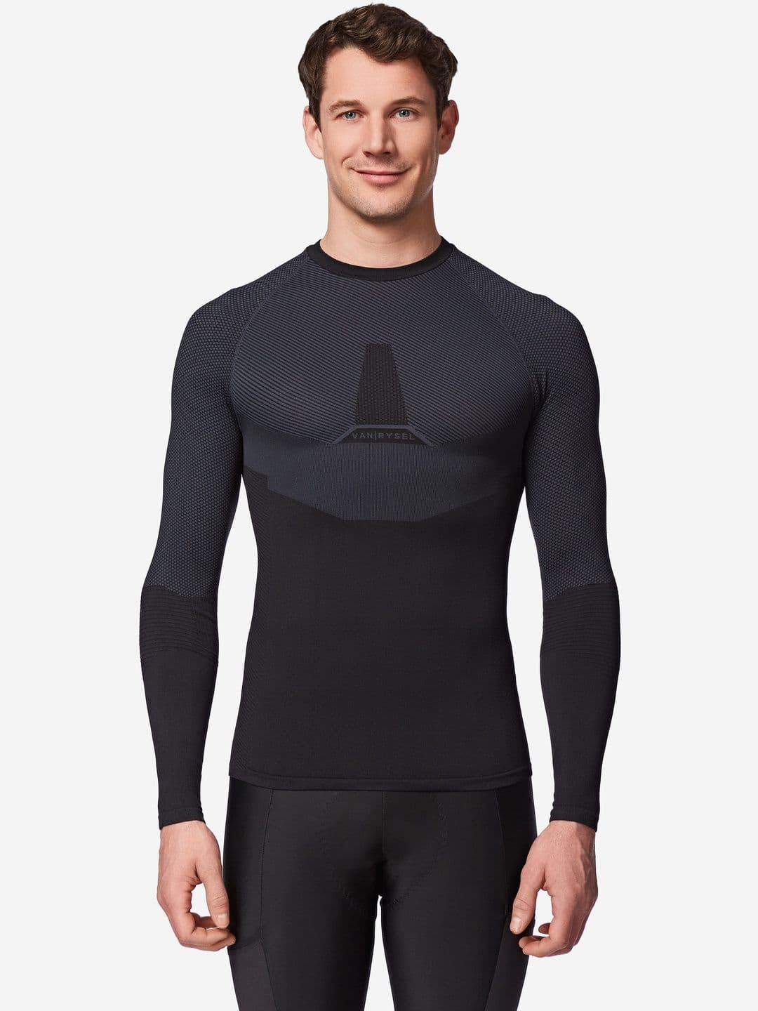 Decathlon Vanrysel - Unisex Black Anatomic Design Road Cycling Top - view 1
