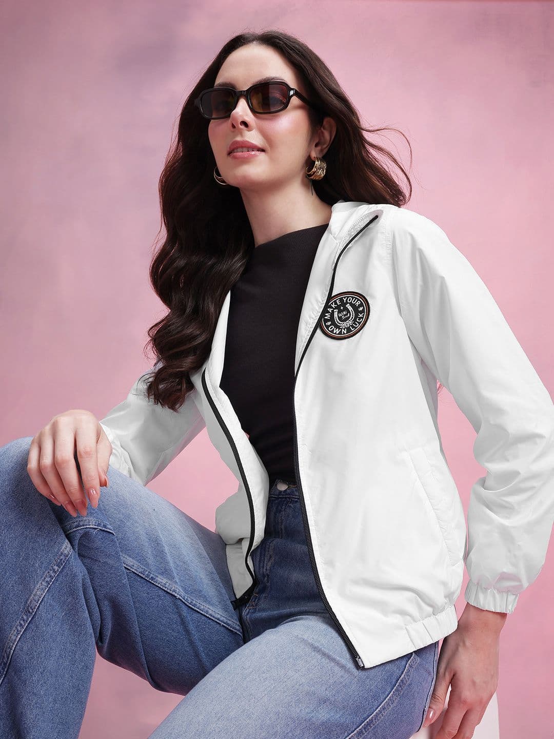 DressBerry Tailored Jacket with Applique Detail - view 1