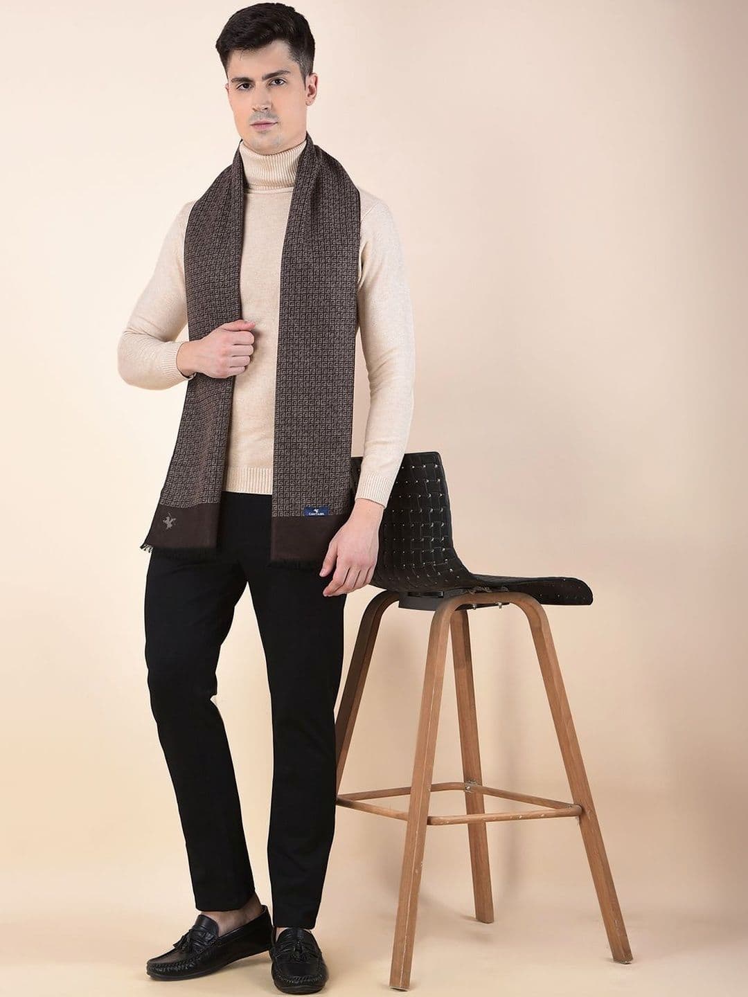 Cantabil Men Patterned Acrylic Mufflers - view 1
