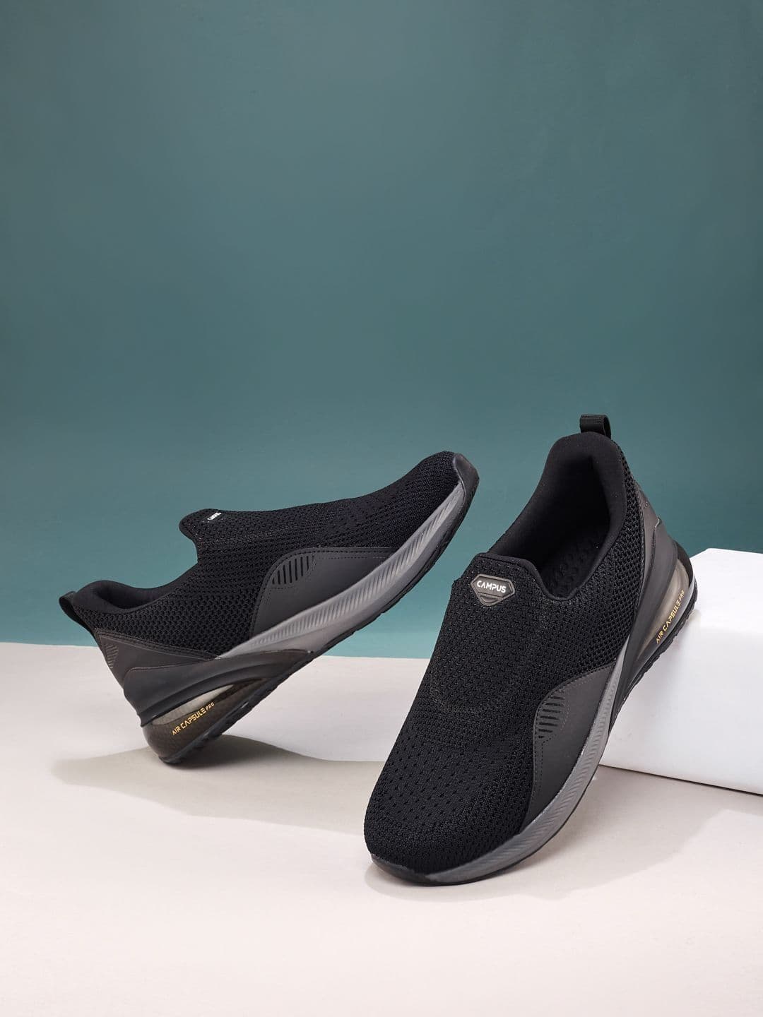 Campus Crowd Gents Men Mesh Walking Non-Marking Shoes - view 1