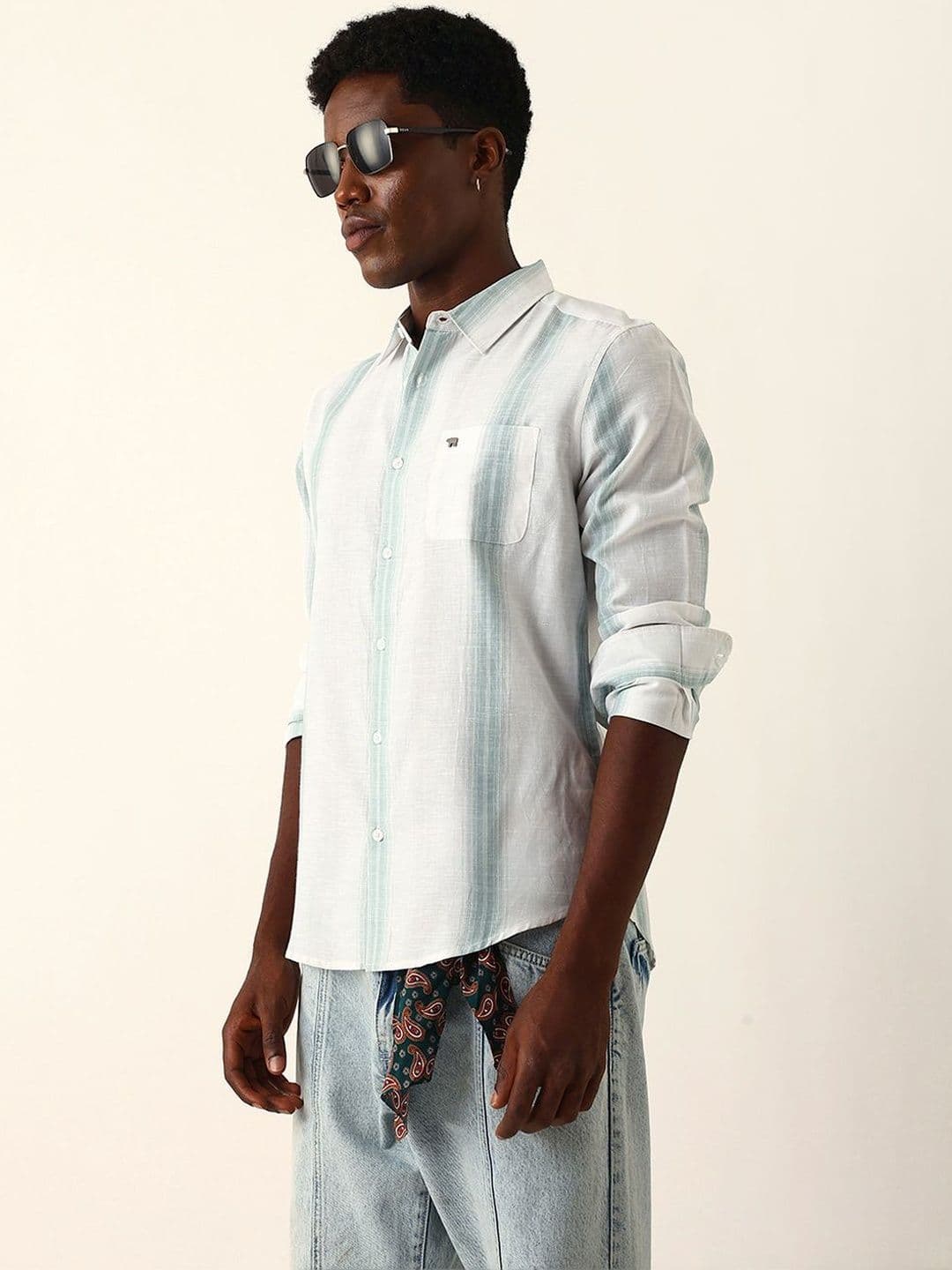 THE BEAR HOUSE Men Slim Fit Striped Casual Shirt - view 1