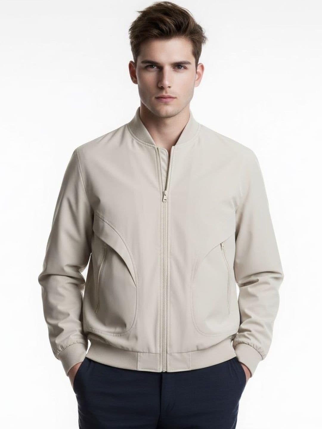 StyleCast x Revolte Men Bomber Jacket - view 1