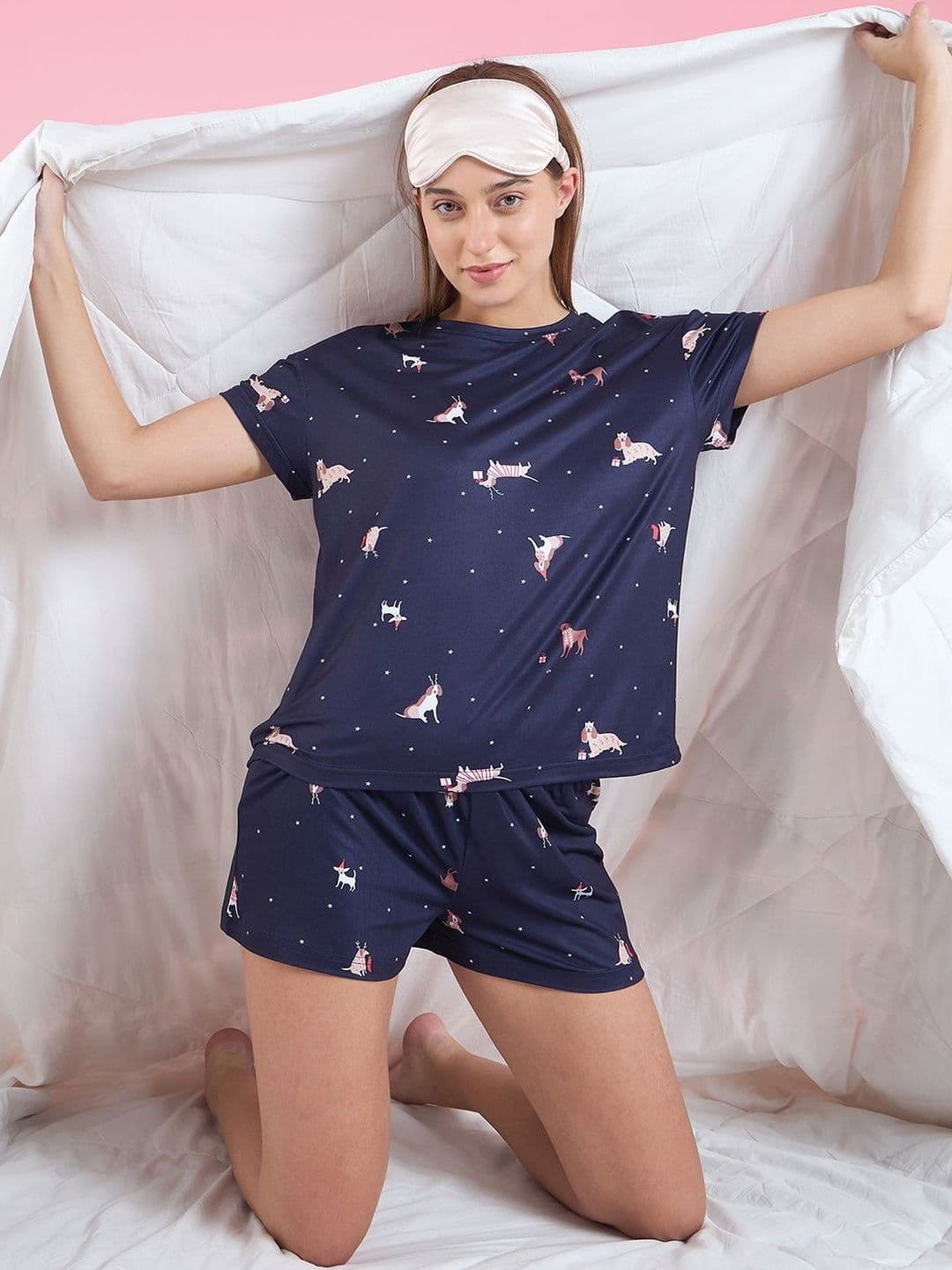 Sweet Dreams Women Printed Night suit - view 1