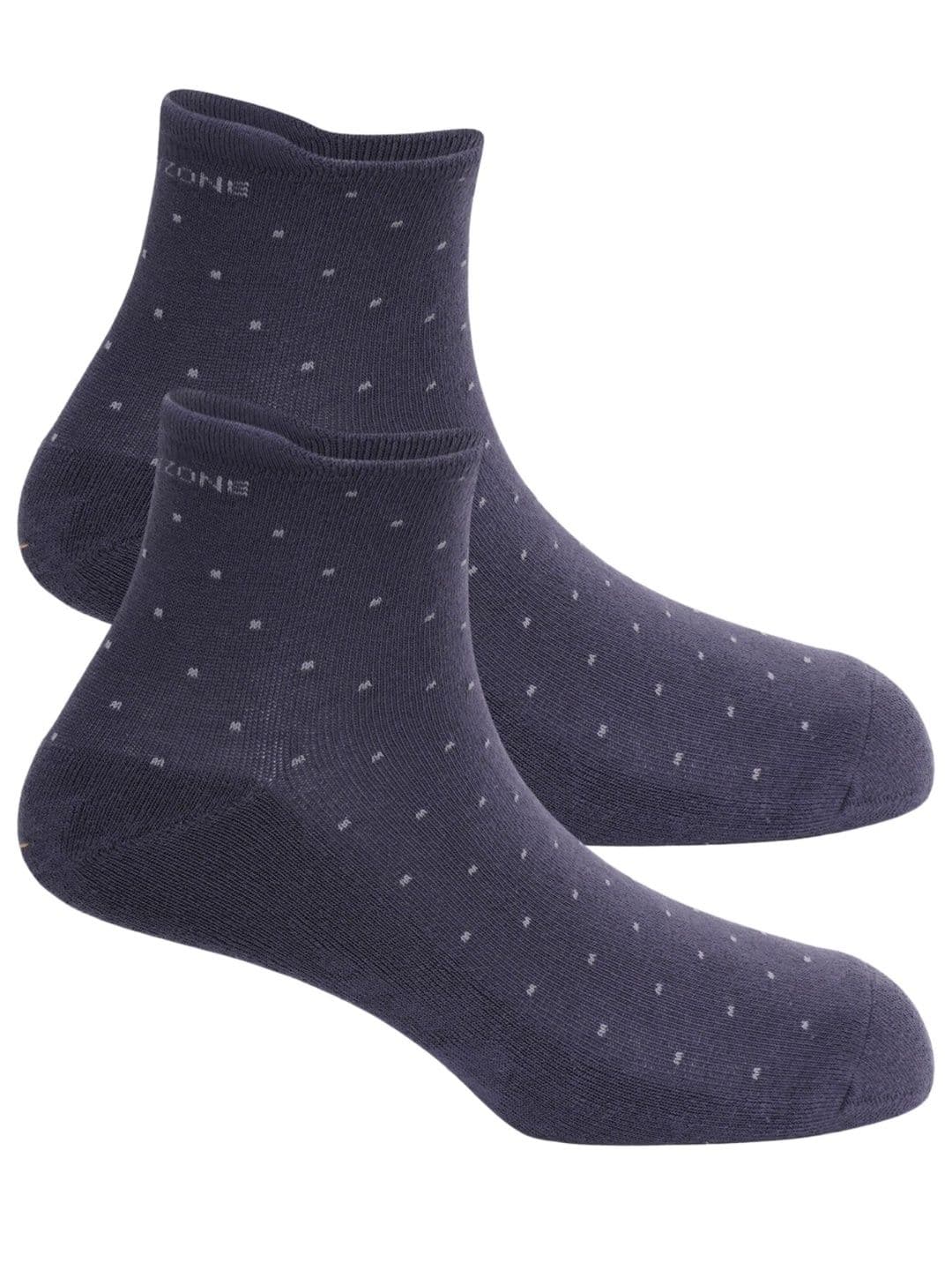 OXYZONE Men Patterned Anti-Slip Ankle-Length Socks - view 1