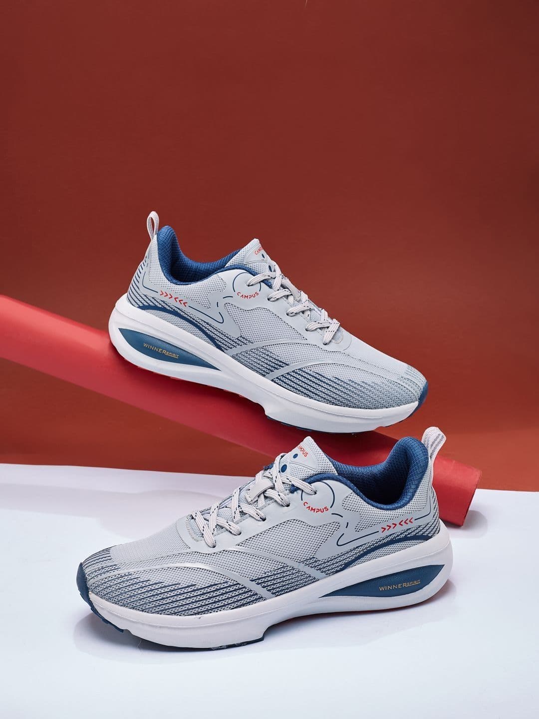 Campus GLITCH Men Mesh Running Sports Shoes - view 1