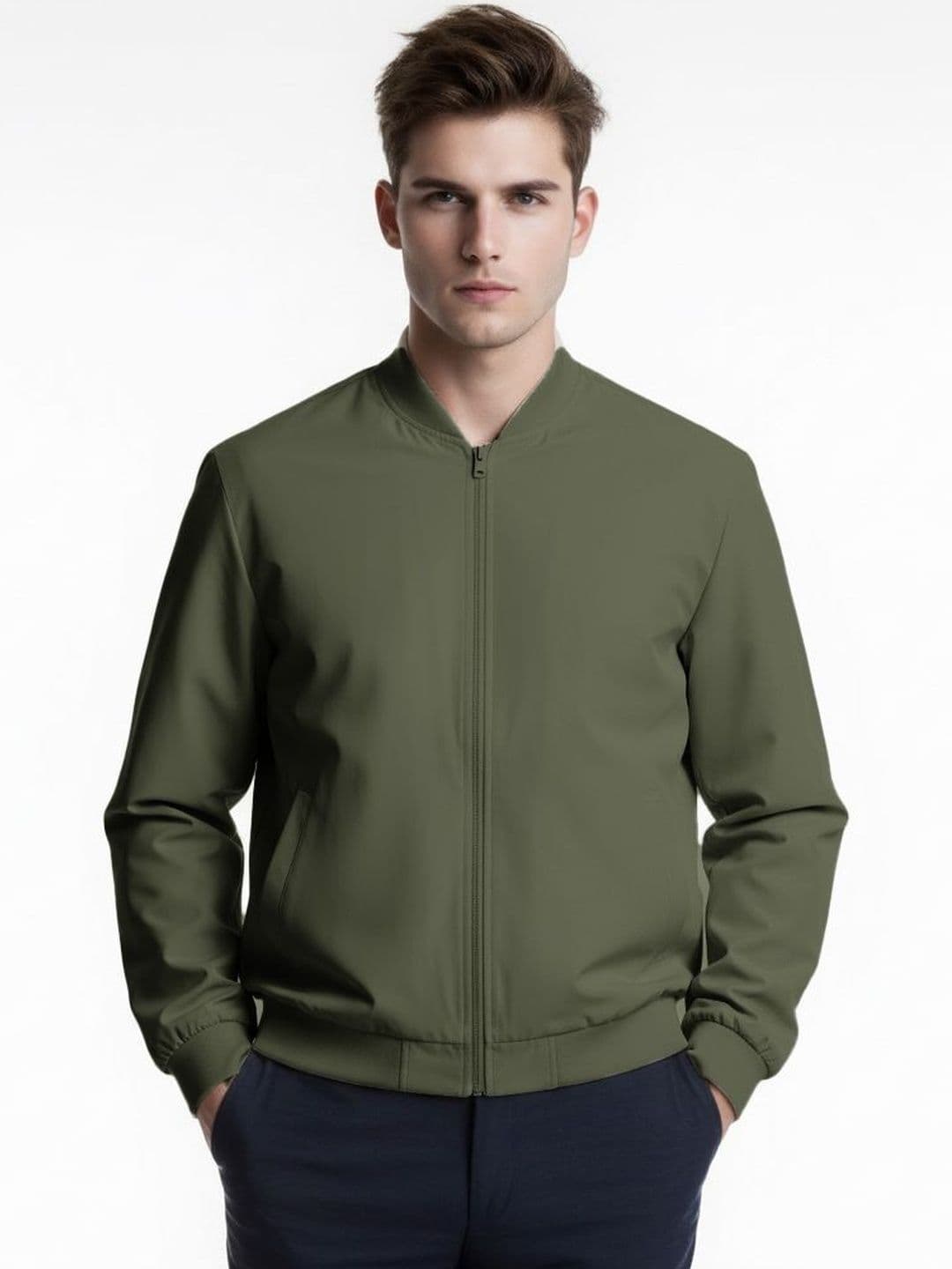 StyleCast x Revolte Men Bomber Jacket - view 1