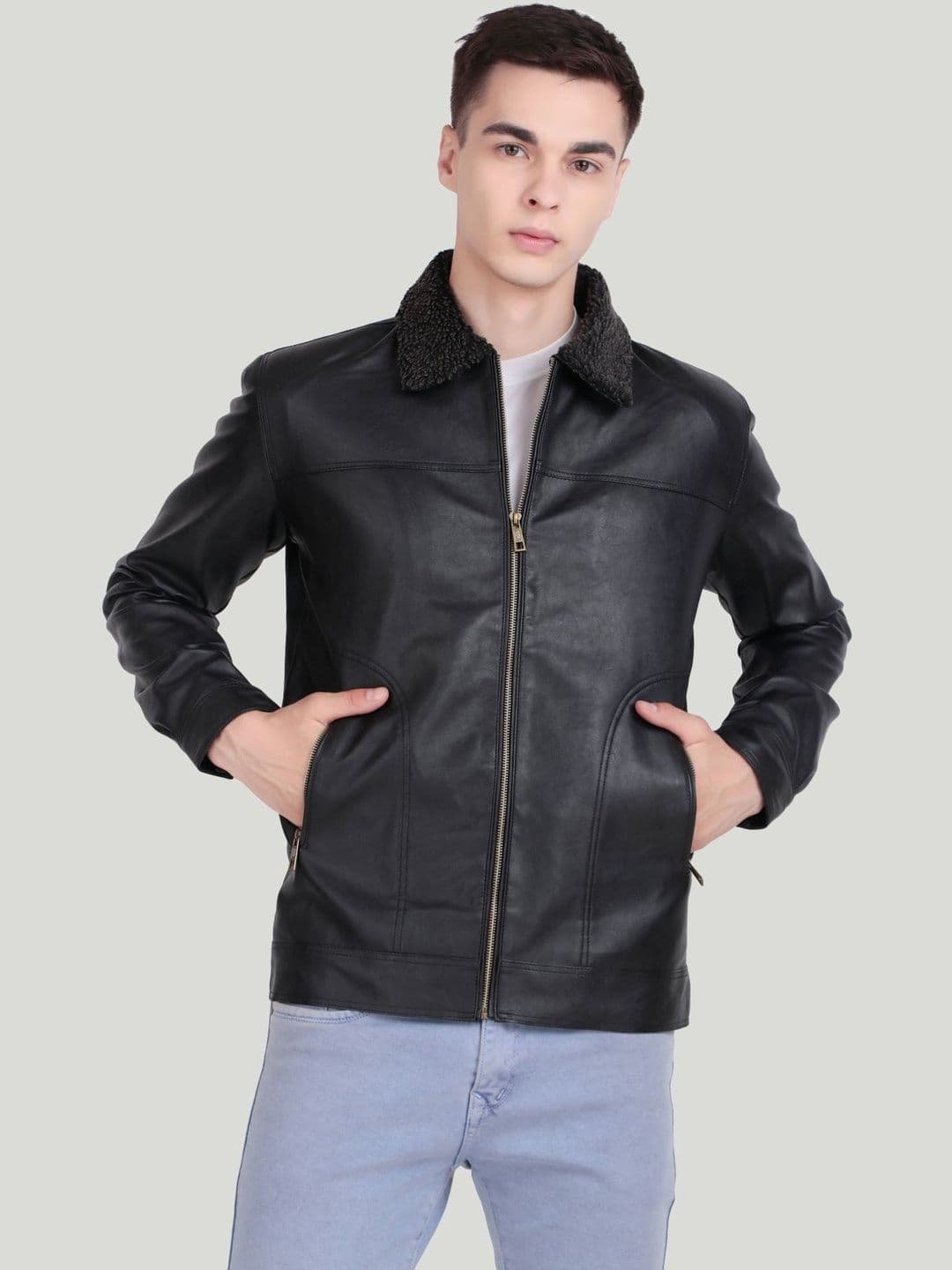 Leather Retail Men Leather Jacket - view 1