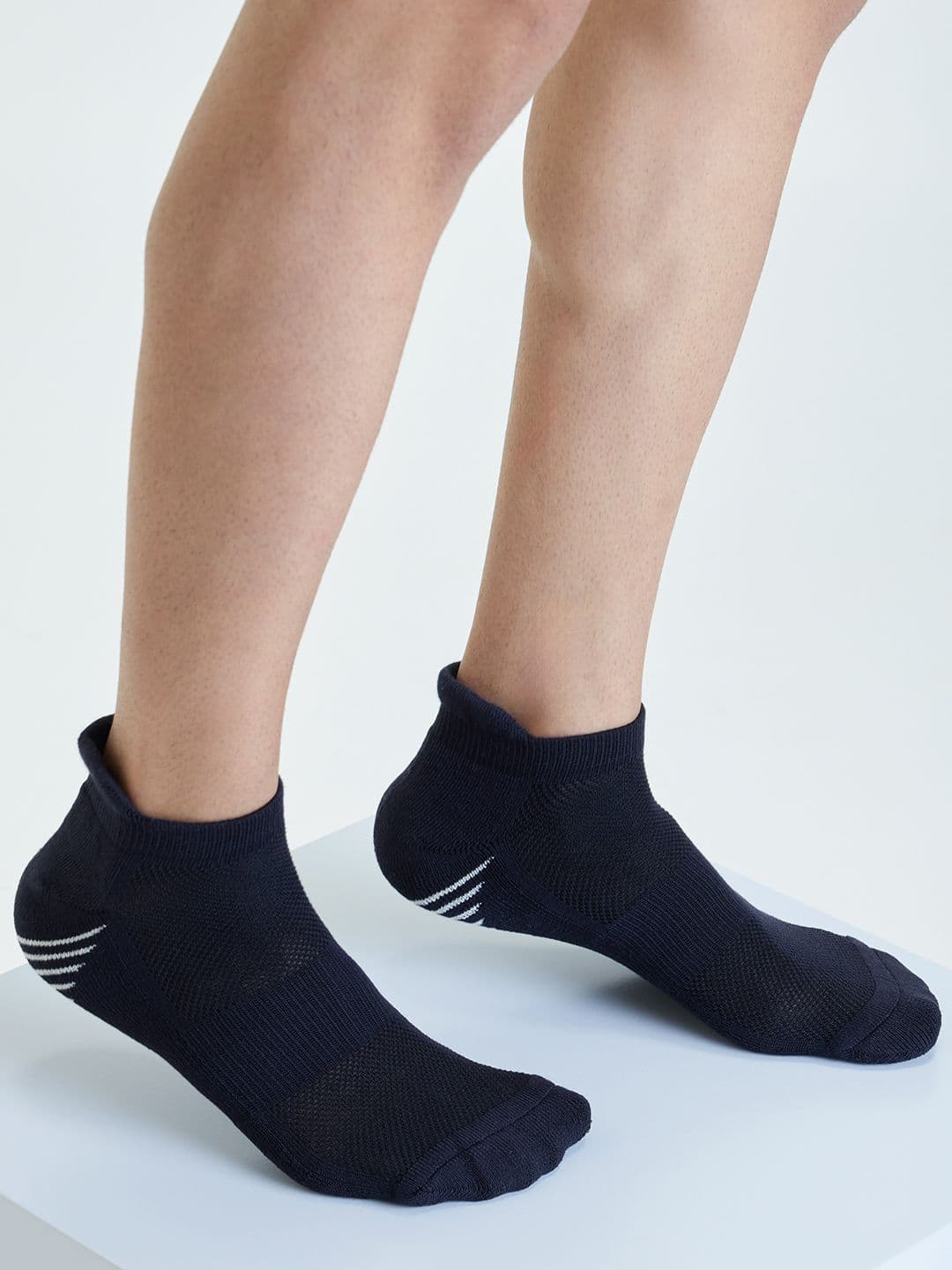 Mint & Oak Men Patterned Ankle-Length Socks - view 1