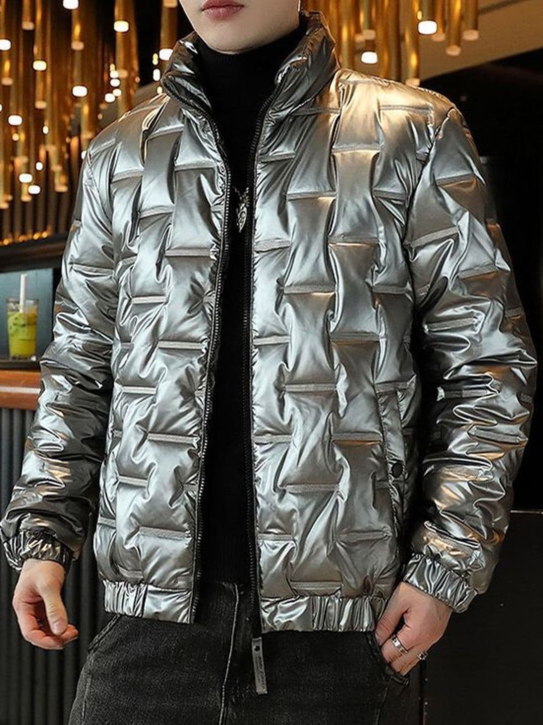StyleCast x Revolte Men Puffer Jacket - view 1