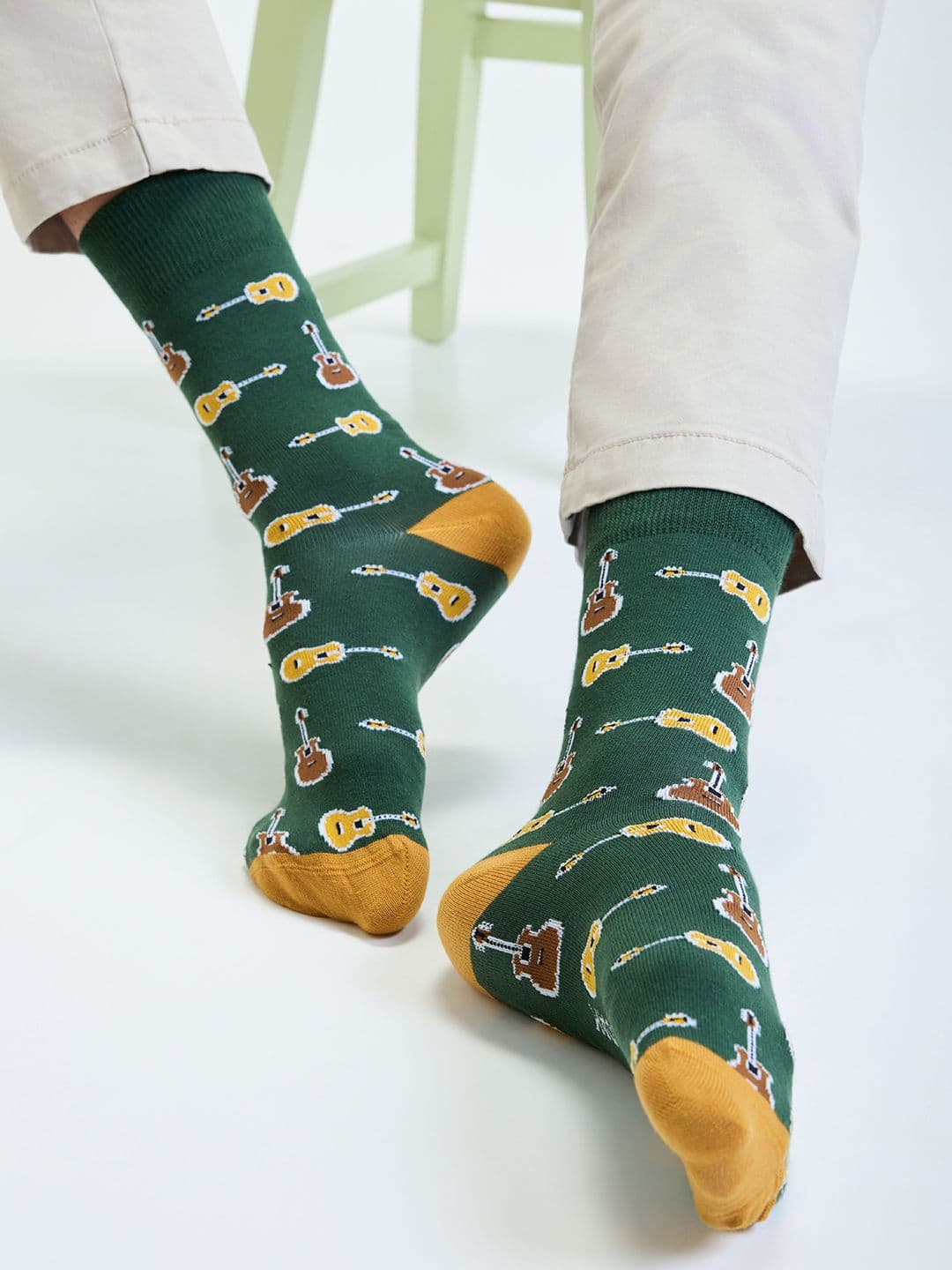 Mint & Oak Men Patterned Ankle-Length Socks - view 1