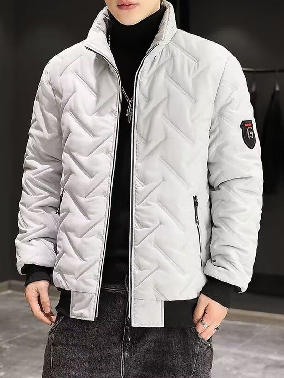 StyleCast x Revolte Stand Collar Long Sleeves Puffer Jacket