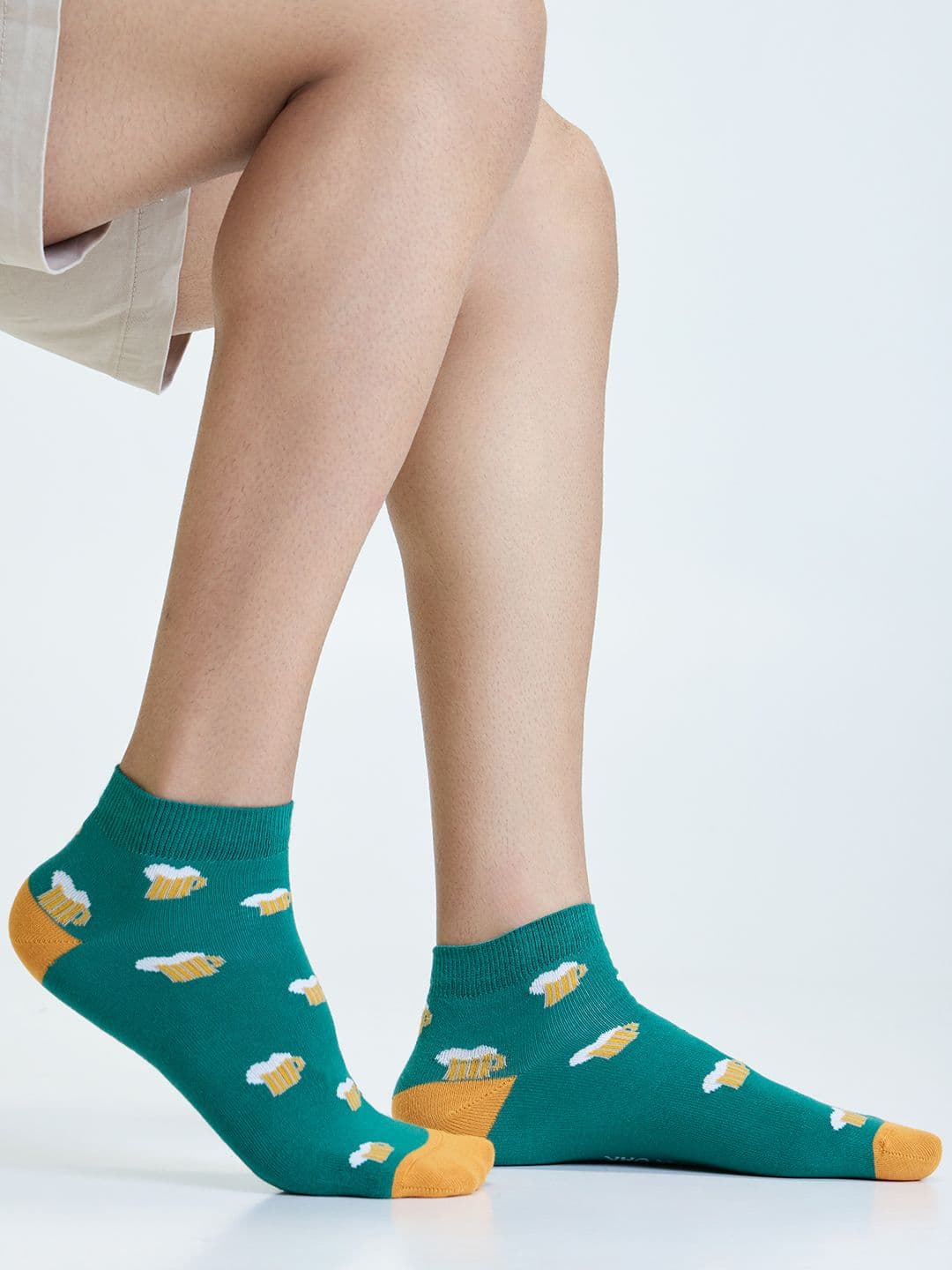 Mint & Oak Men Patterned Ankle Length Socks - view 1