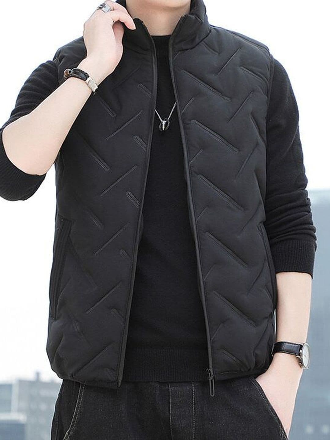 StyleCast x Revolte Men Puffer Jacket - view 1