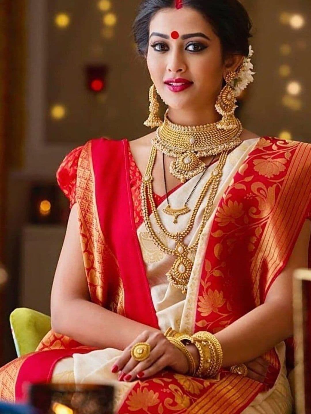SHRIADINATH Woven Design Zari Art Silk Banarasi Saree - view 1